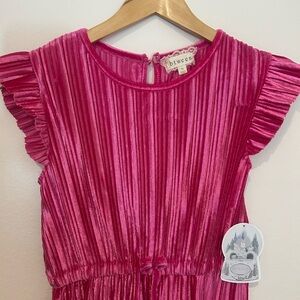 Girls hot pink jumpsuit